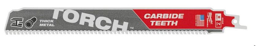 Milwaukee 48005502 Torch Ağır Hizmet Bıçağı 9" 7 TPI 5 Adet