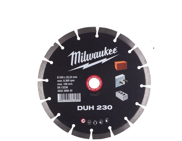 MİLWAUKEE 4932399542 TESTERE DUH 230X22MM BETON TESTERESİ SERT MALZ.