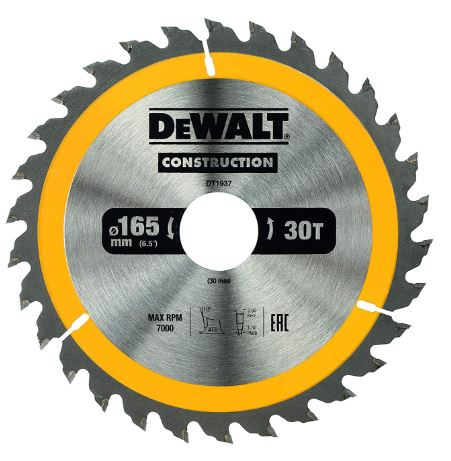DEWALT 02 DT1937 TESTERE BIÇAĞI 165X30MM 30 DİŞ