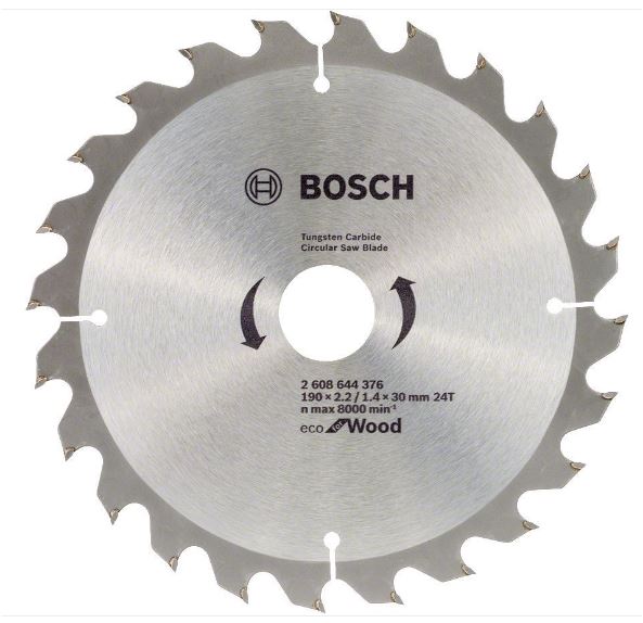 BOSCH B2608644376 ECO TESTERE 190X30MM 24 DİŞ